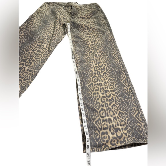 Disclosure Baggy Low-Rise Leopard Print Pants size 30 - Picture 5 of 12